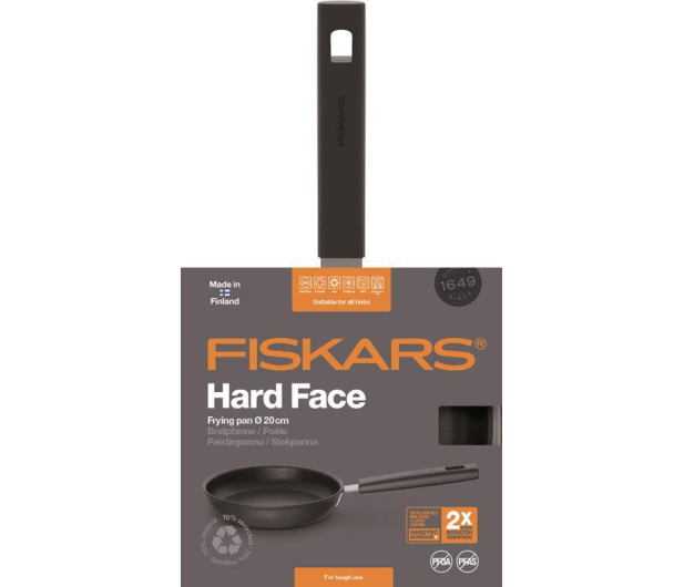 FISKARS Patelnia 20 cm HARD FACE (1052221) - 1379413 - zdjęcie 4